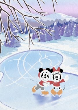 Mickey Minnie Skate