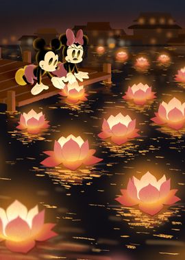 Floating Lotus Glow