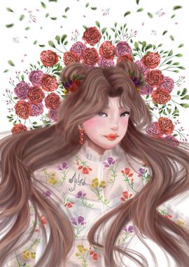 Flower Doll Blooming