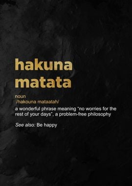 hakuna matata