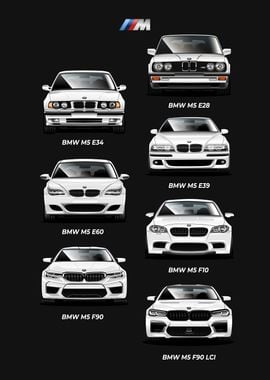 BMW M5 Generations