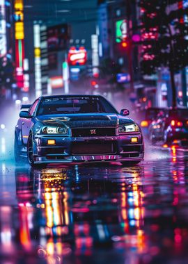 Nissan Skyline Neon Racing