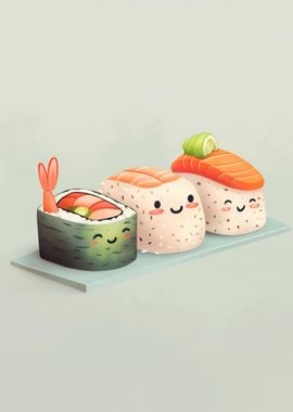 Cartoon Sushi