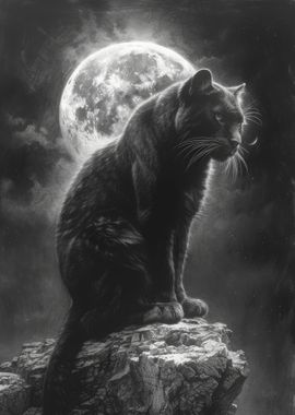 Full Moon Black Panther