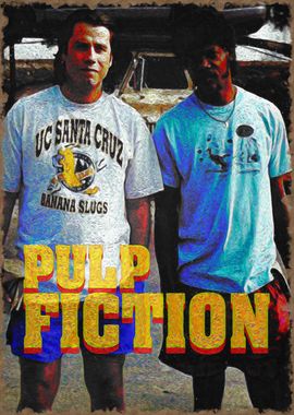 pulp fiction painting film