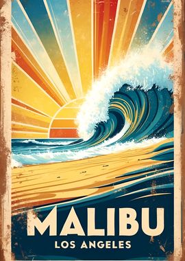 Malibu Art Print