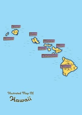 Map of Hawaii