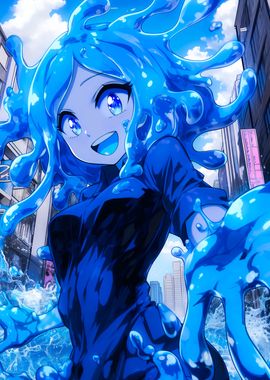 Beautiful Slime girl