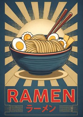 Vintage Ramen Art