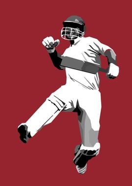 Cricket Pop Art