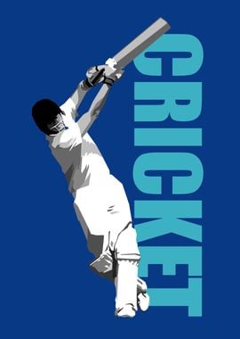 Cricket Pop Art