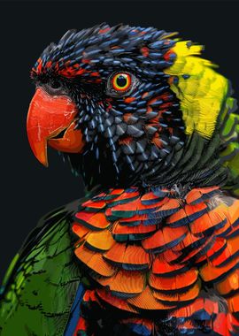 Parrot Portrait