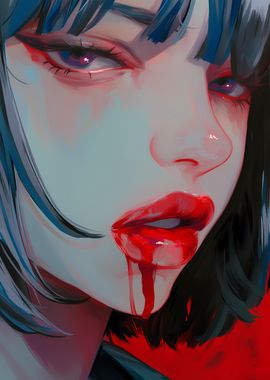 Yandere Anime Vampire Girl