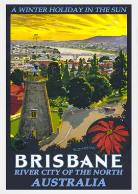 Brisbane Australia Poster