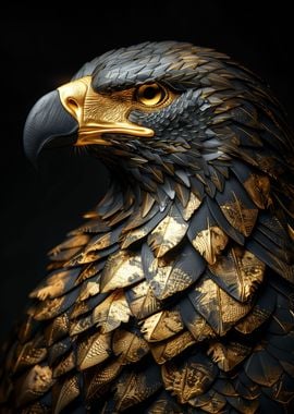 Black and Gold Eagle