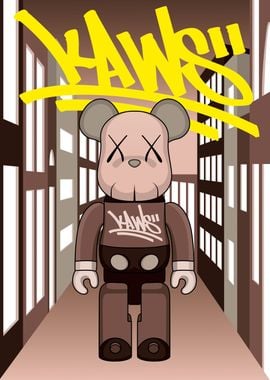 Kaws Bearbrick