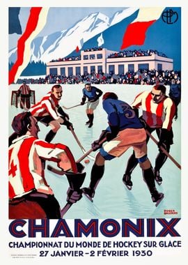 Chamonix Hockey 1930