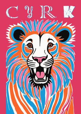 Circus Pink Lion