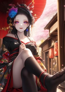 Elegant Japanese Geisha