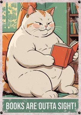 Cozy Cat Reading