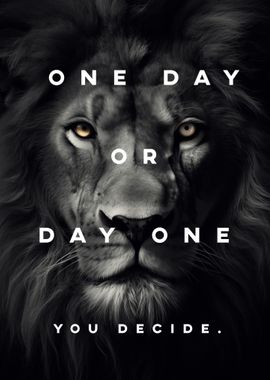 Lion Motivation Quote