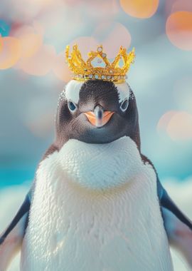 Penguin Pastel Crown