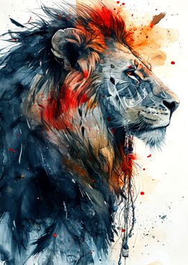 Lion Painting