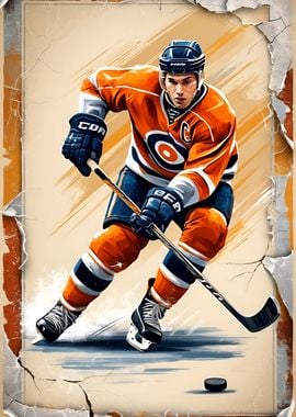 Vintage Hockey Art