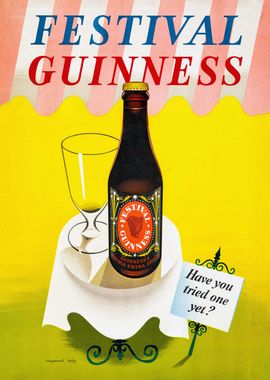 Vintage Guinness Ad Art