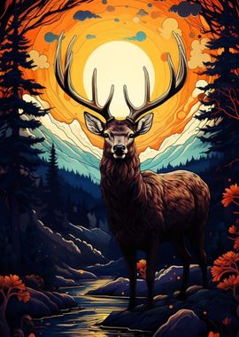 Painting Deer