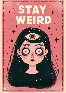 Stay Weird 3 Eyed Witch