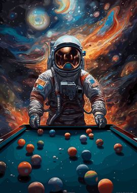 Billard Astronaut Fantasy