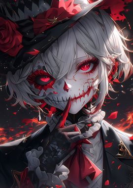 Gothic Joker Anime Girl