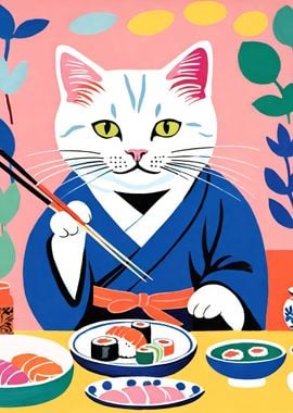 Cat Sushi Master