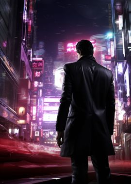 Futuristic Yakuza Japan