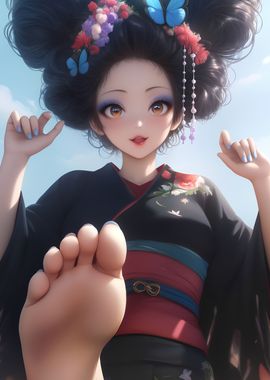 Joyful Geisha Smile