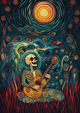 Guitarist After Life Art