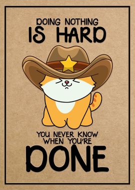 Cat Cowboy Quote