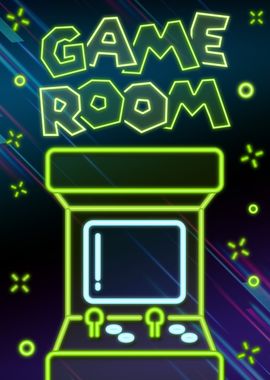 Game Room Neon Sign