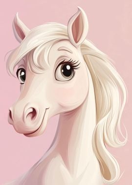 Cartoon Cute Ponny Horse