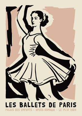 French Ballet Wall Art