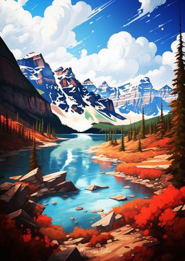 Moraine Lake Oil Painting