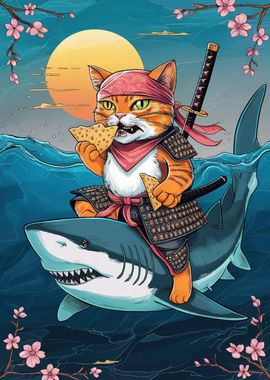 Cat Samurai Japanese