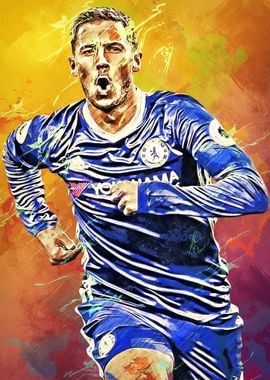 Eden Hazard Abstract