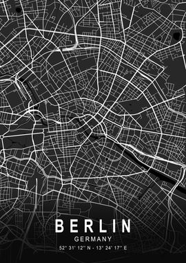 Berlin Dark Map