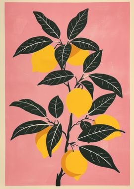 Minimalist Lemon Tree