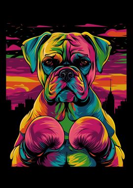 Boxer Boxing Bulldog Dog