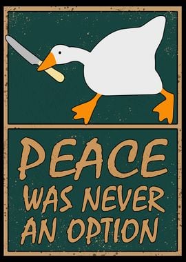 peace duck cartoon