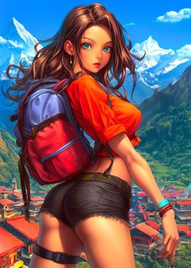 Anime Travel Girl