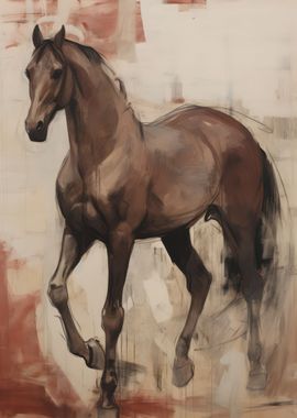 Vintage Brown Horse